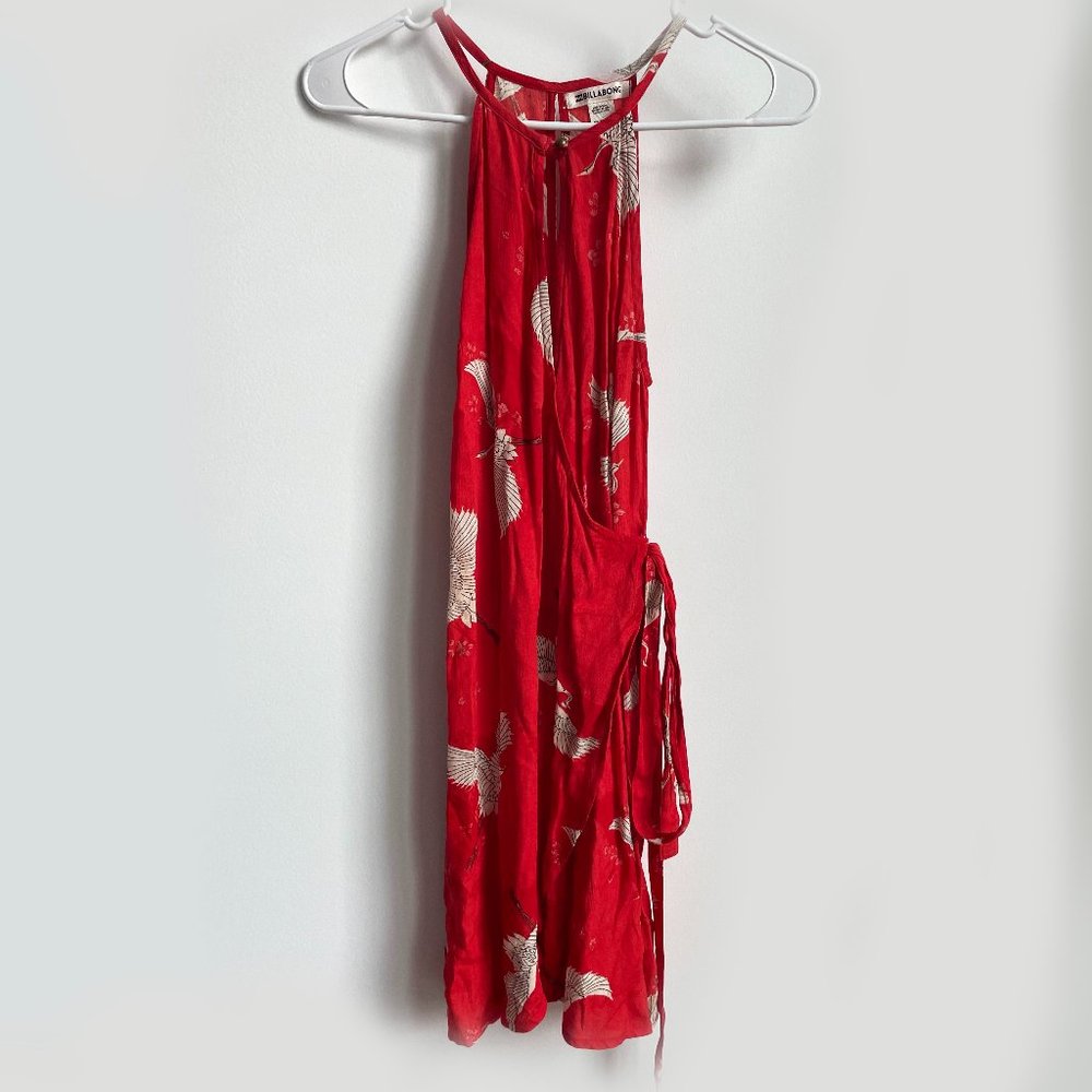 Billabong red slip dress